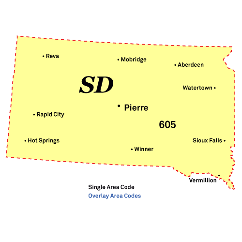 Chicago, Illinois Area Code Map
